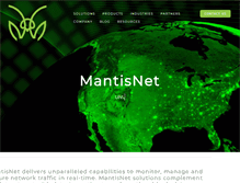 Tablet Screenshot of mantisnet.com